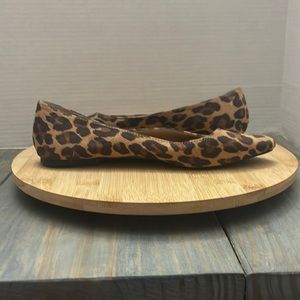 Lepard print flats size 8
